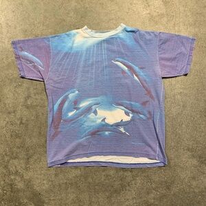 90s Wyland Nature Dolphin TShirt
